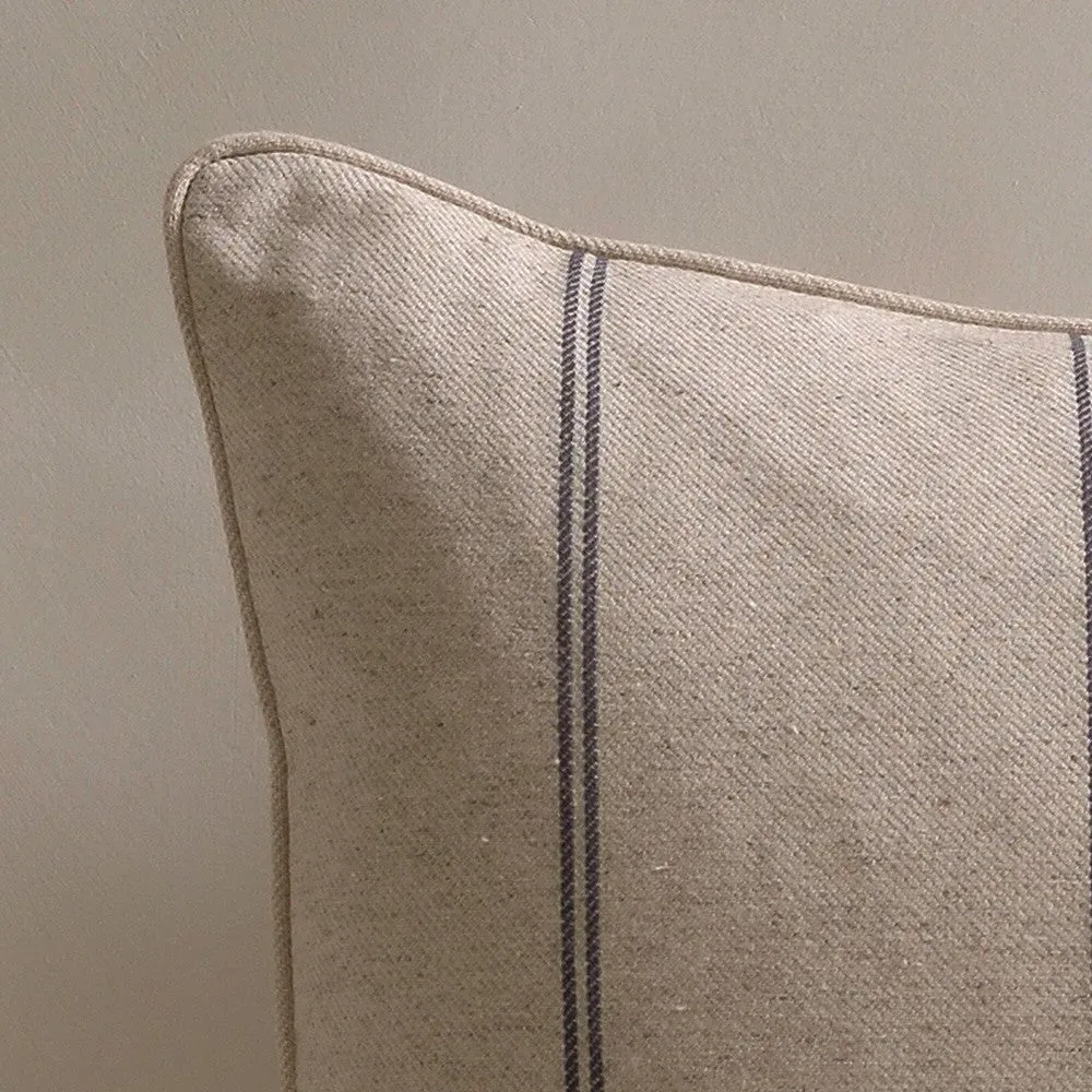 Compton Stripe Cushion - Charcoal image