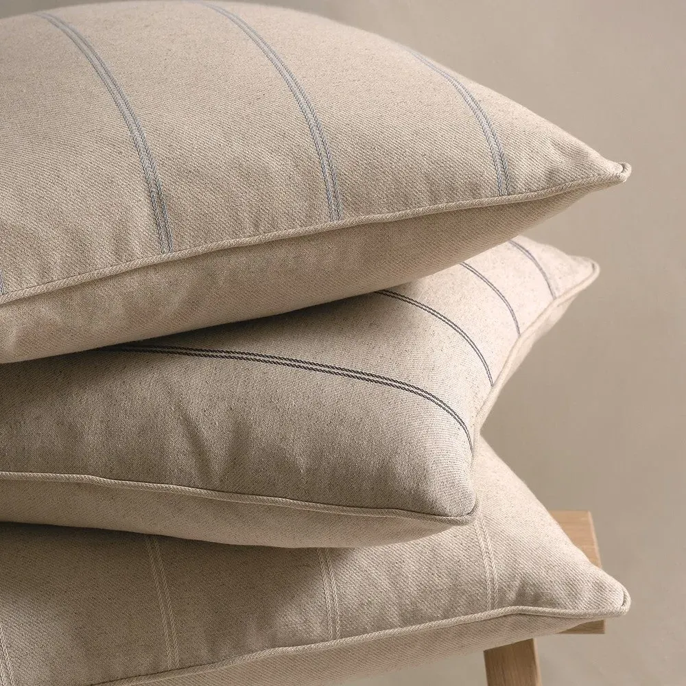 Compton Stripe Cushion - Natural