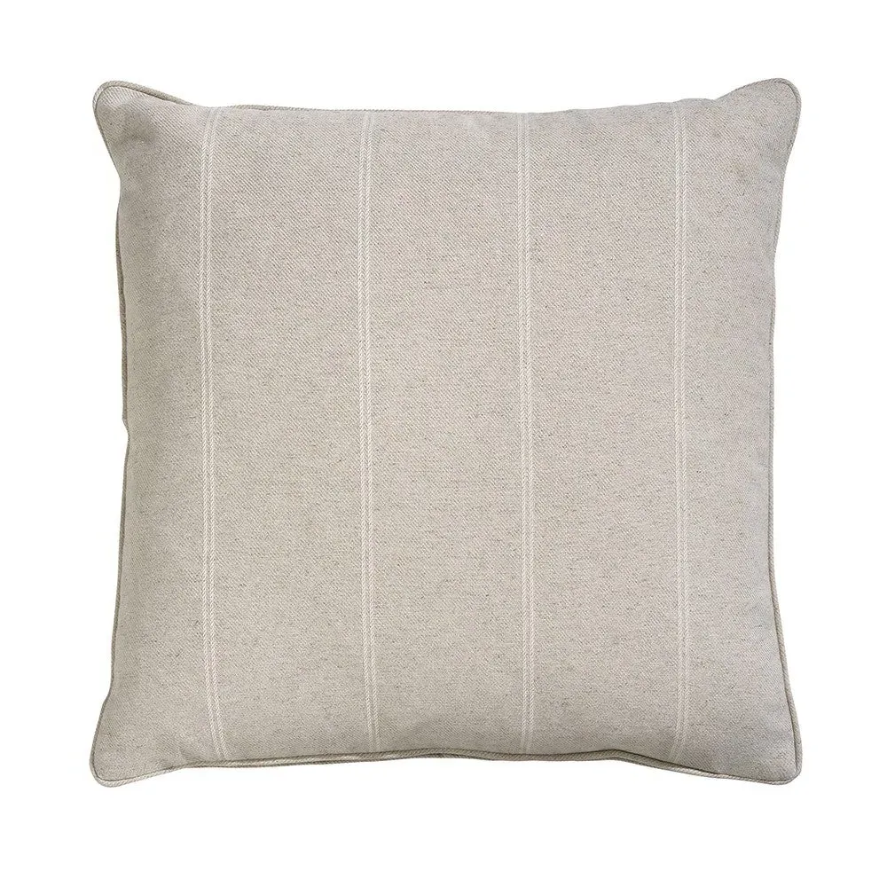 Compton Stripe Cushion - Natural