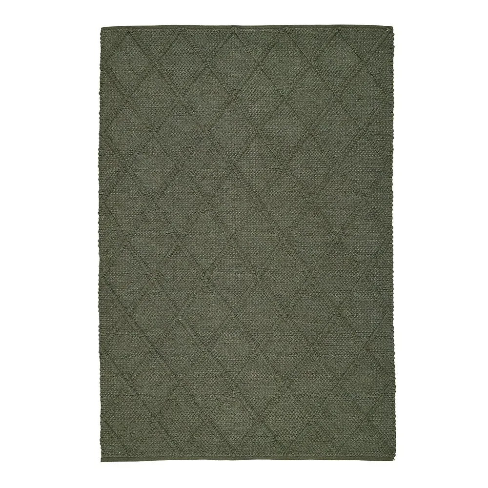 Dauntsey Rug - Fern, Wool Blend