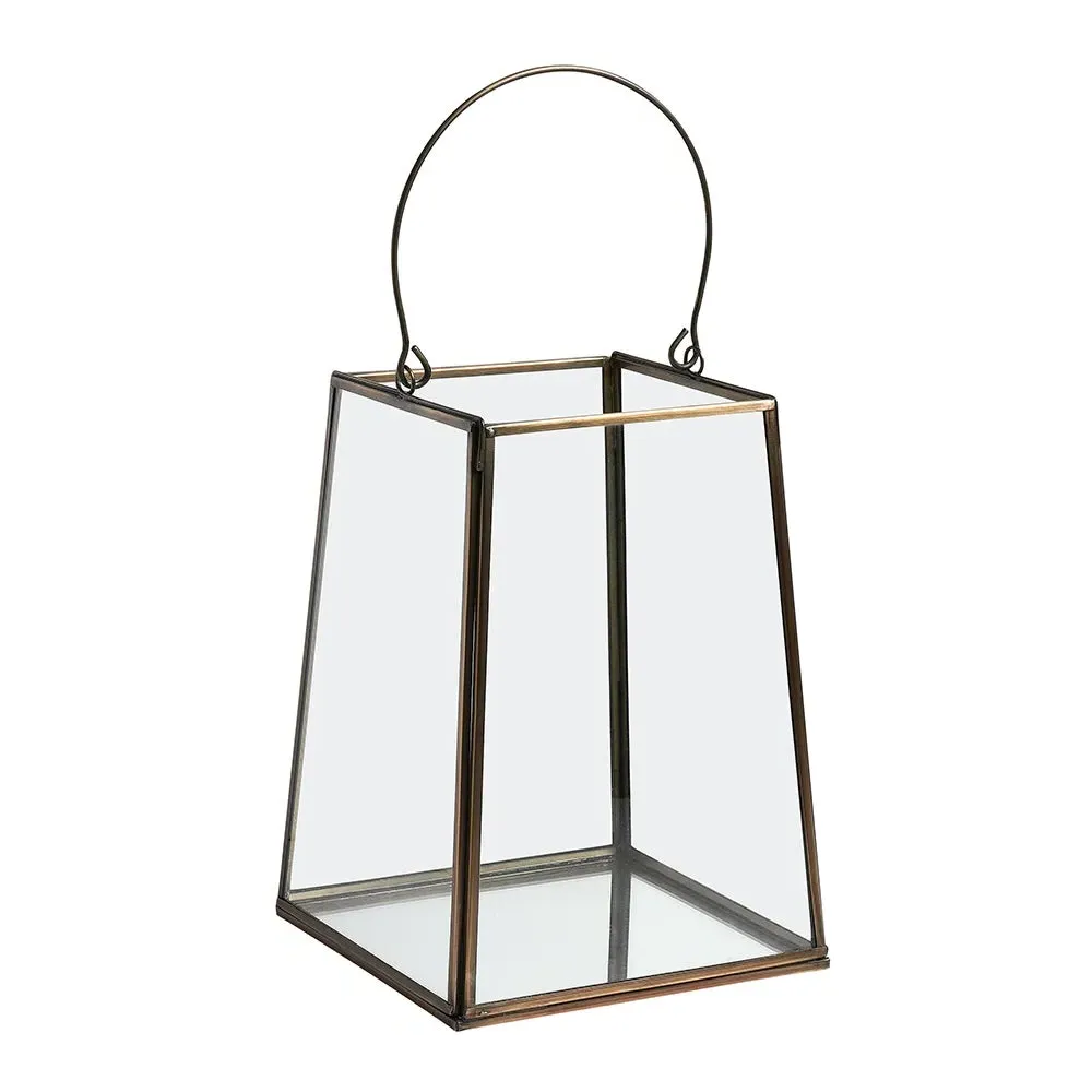 Deddington Medium Lantern - Antique Brass