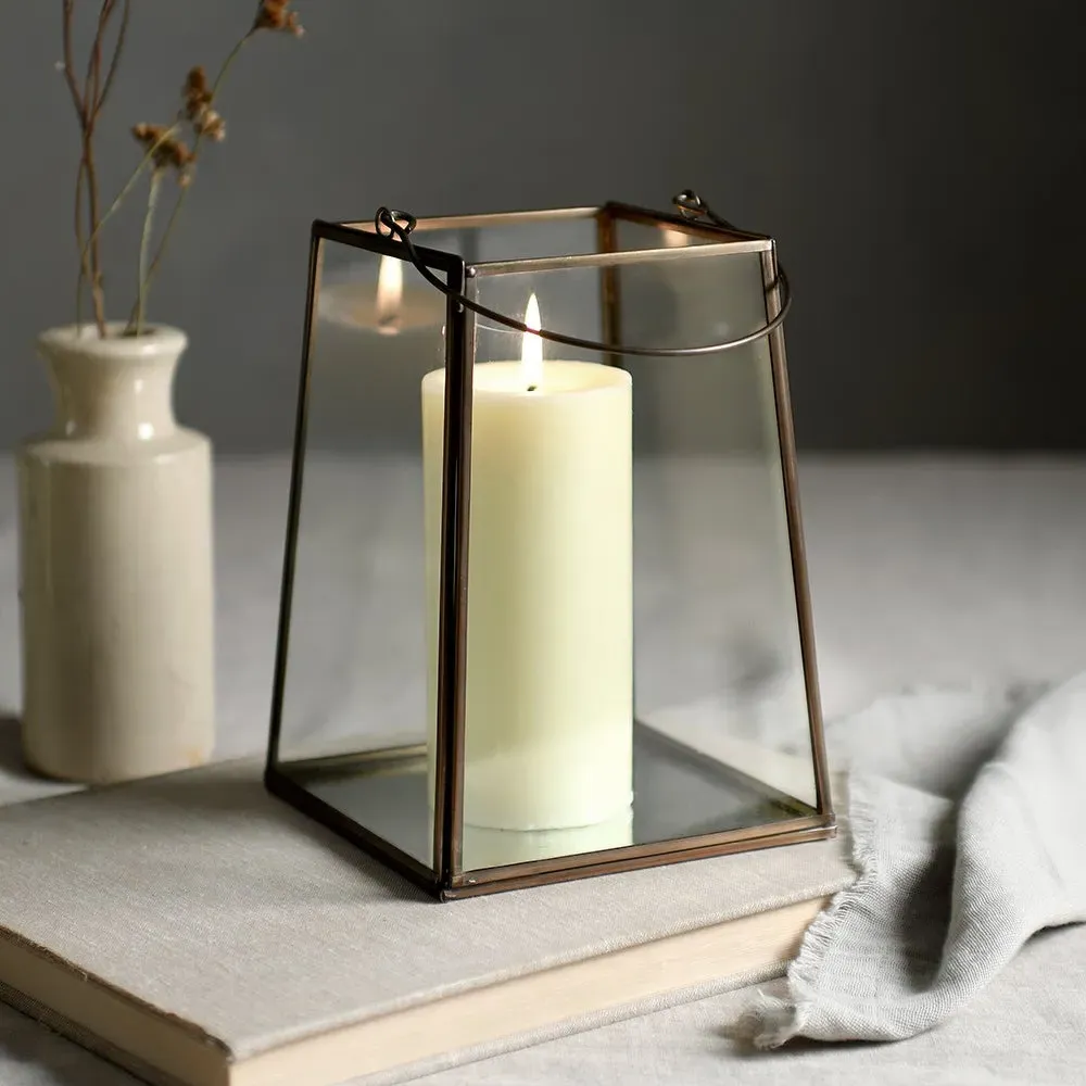 Deddington Medium Lantern - Antique Brass