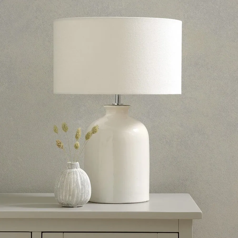 Dexter Table Lamp - Warm White, Stoneware