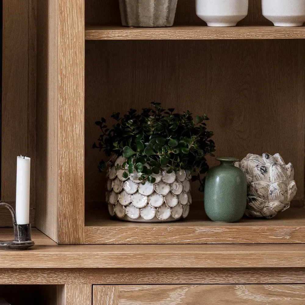 Dot Sculptural Vase - White