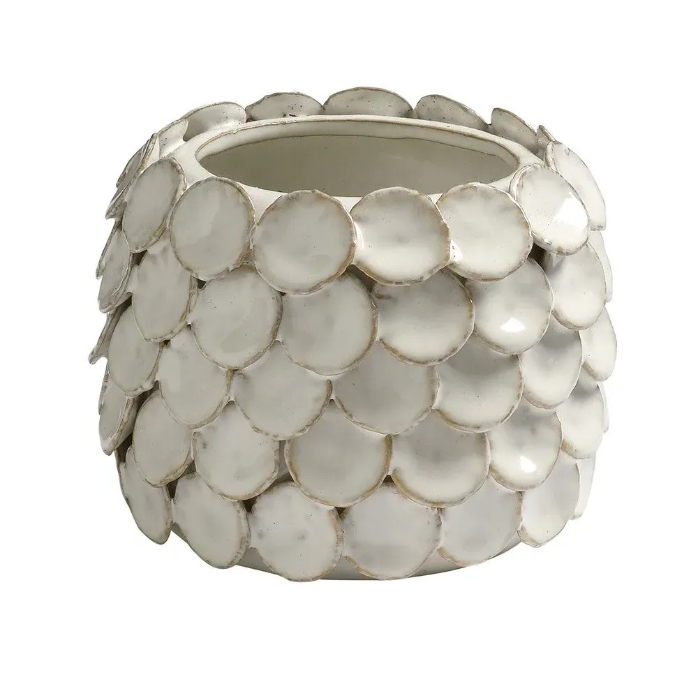 Dot Sculptural Vase - White