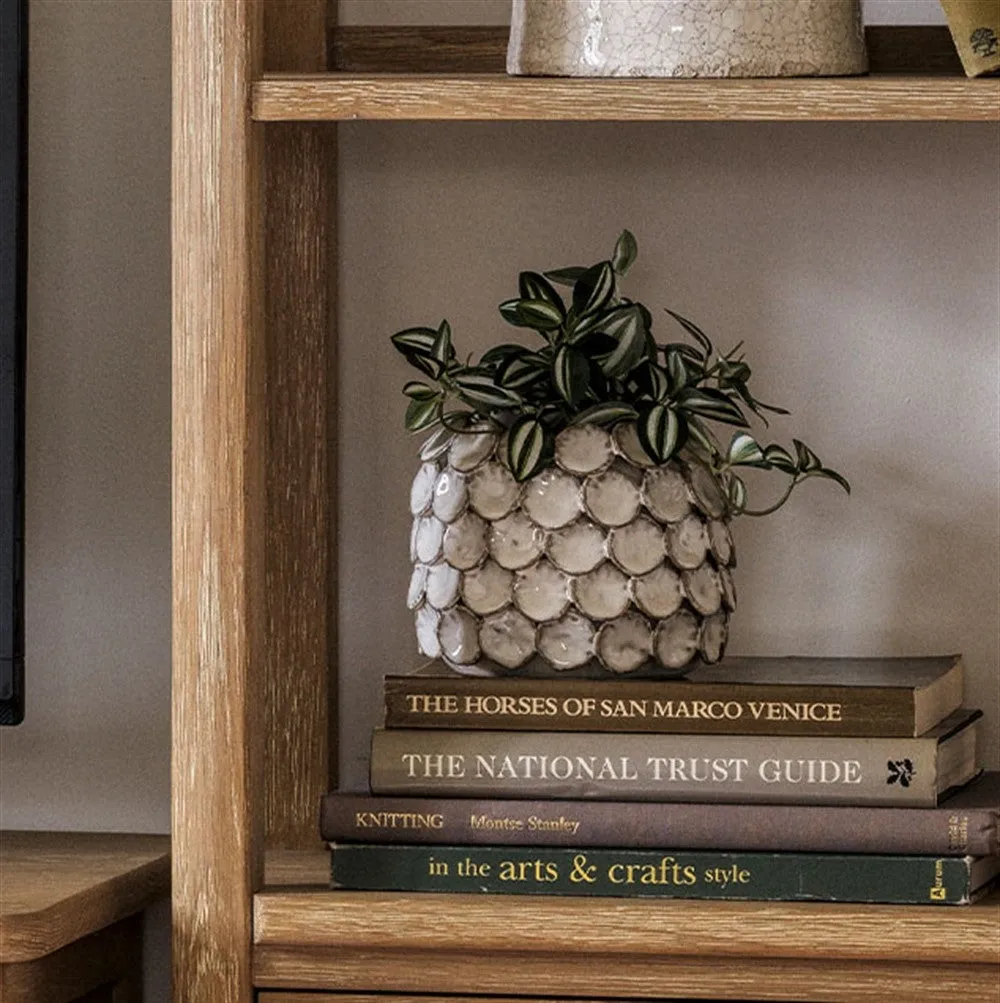 Dot Sculptural Vase - White image