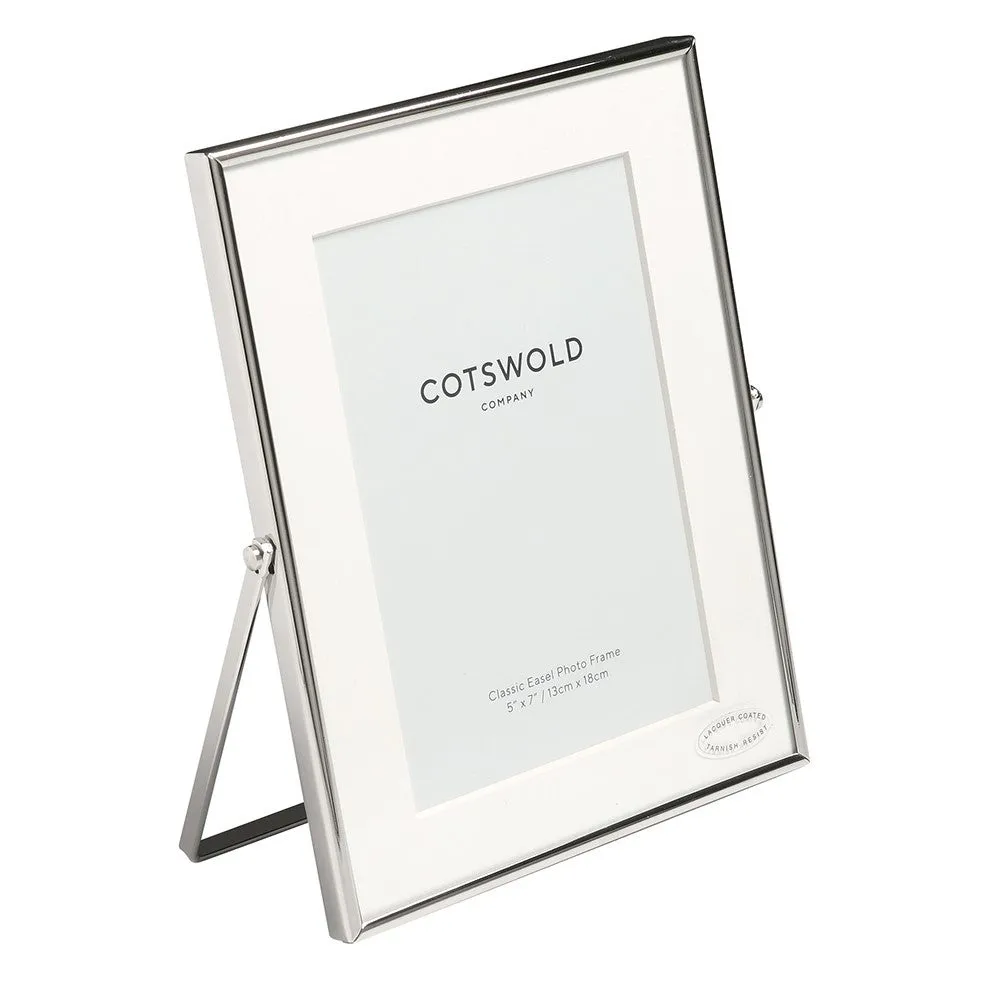 Easel Photo Frame 5x7'' - Silver