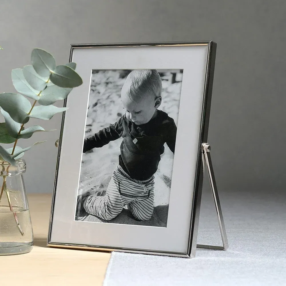 Easel Photo Frame 5x7'' - Silver