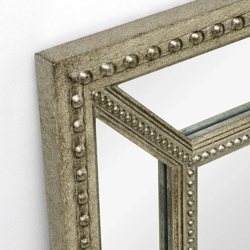 Edna Large Mirror - Antique Pewter