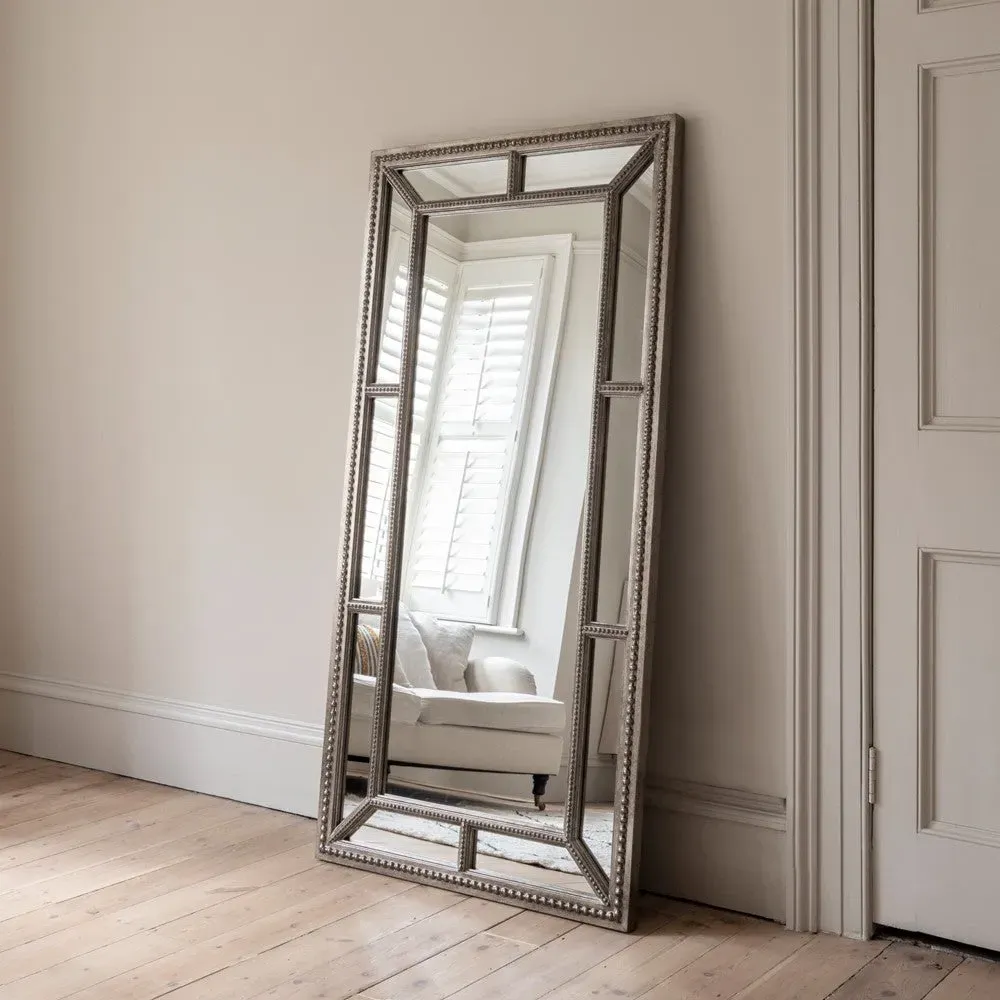 Edna Large Mirror - Antique Pewter