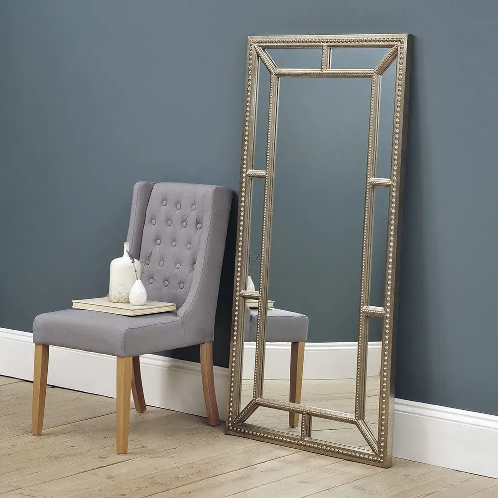 Edna Large Mirror - Antique Pewter