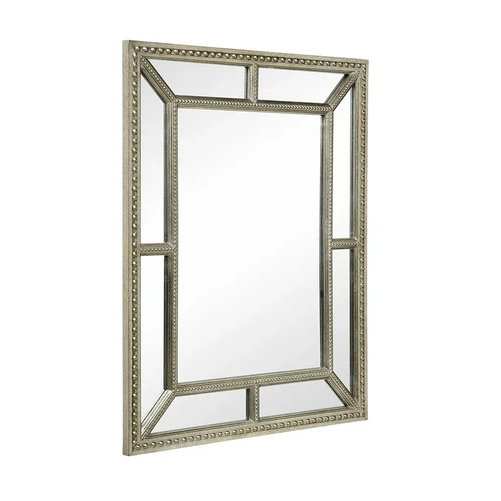 Edna Small Mirror - Antique Pewter