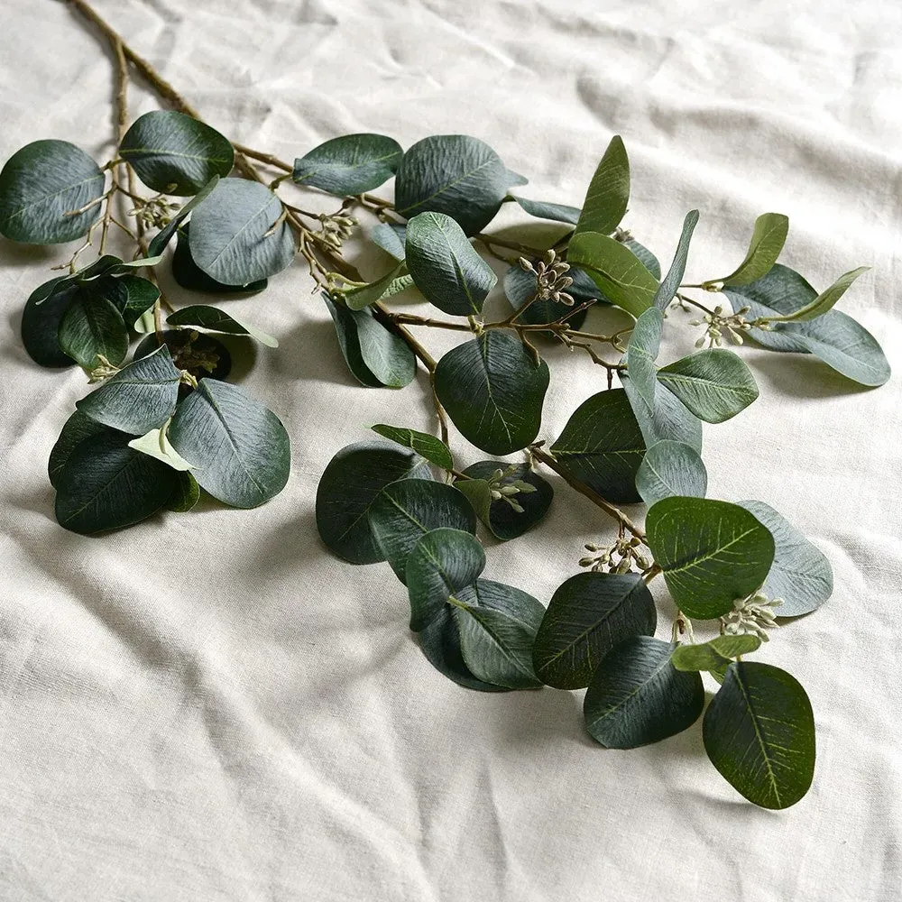 Eucalyptus Spray with Berries - Green