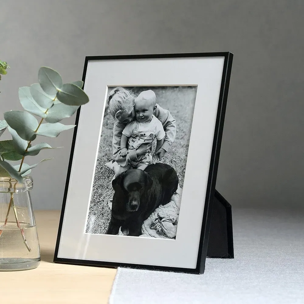 Fine 5x7 Photo Frame - Black, Metal