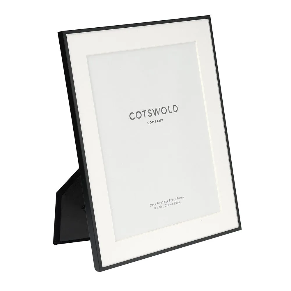 Fine 8x10 Photo Frame - Black, Metal