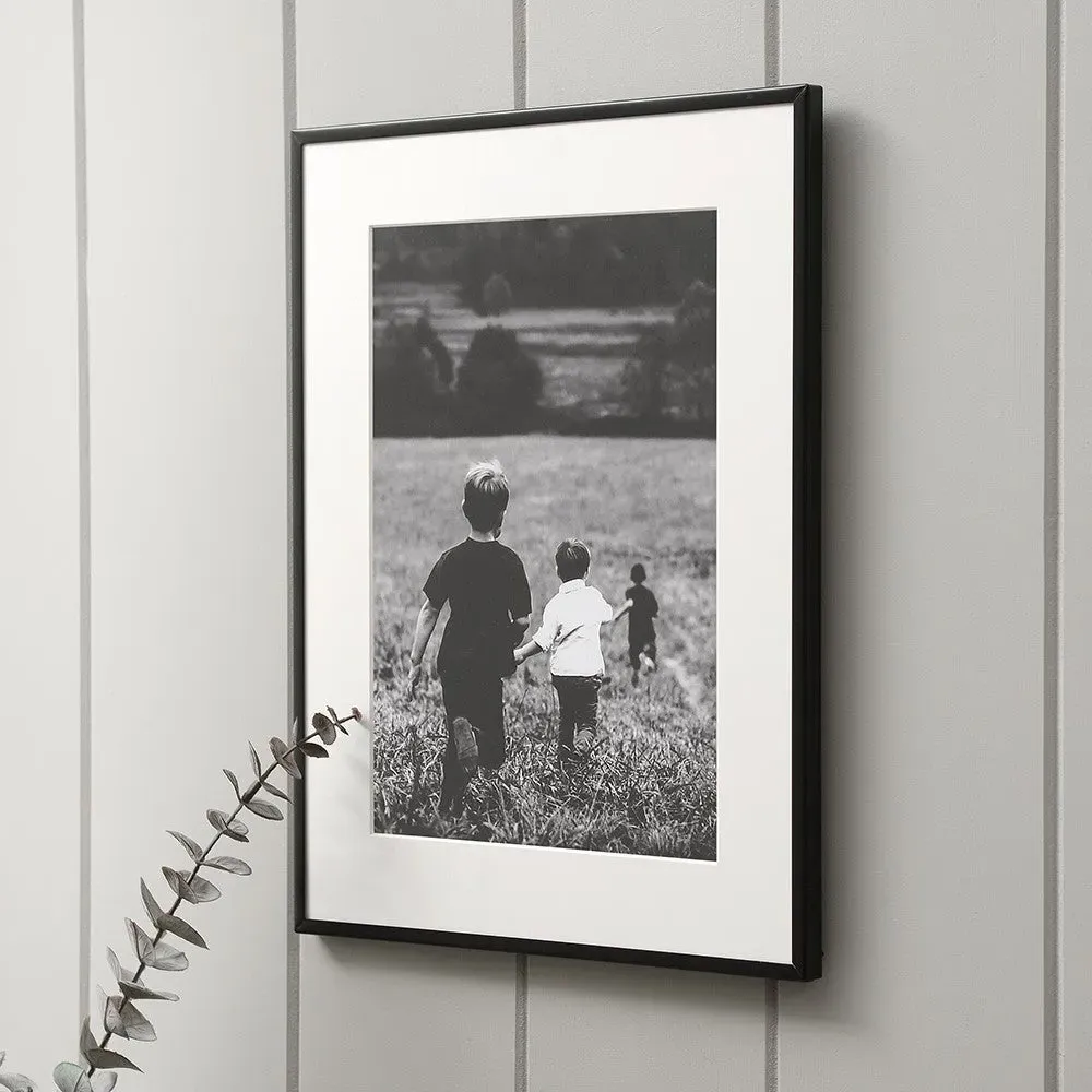 Fine A4 Photo Frame - Black, Metal