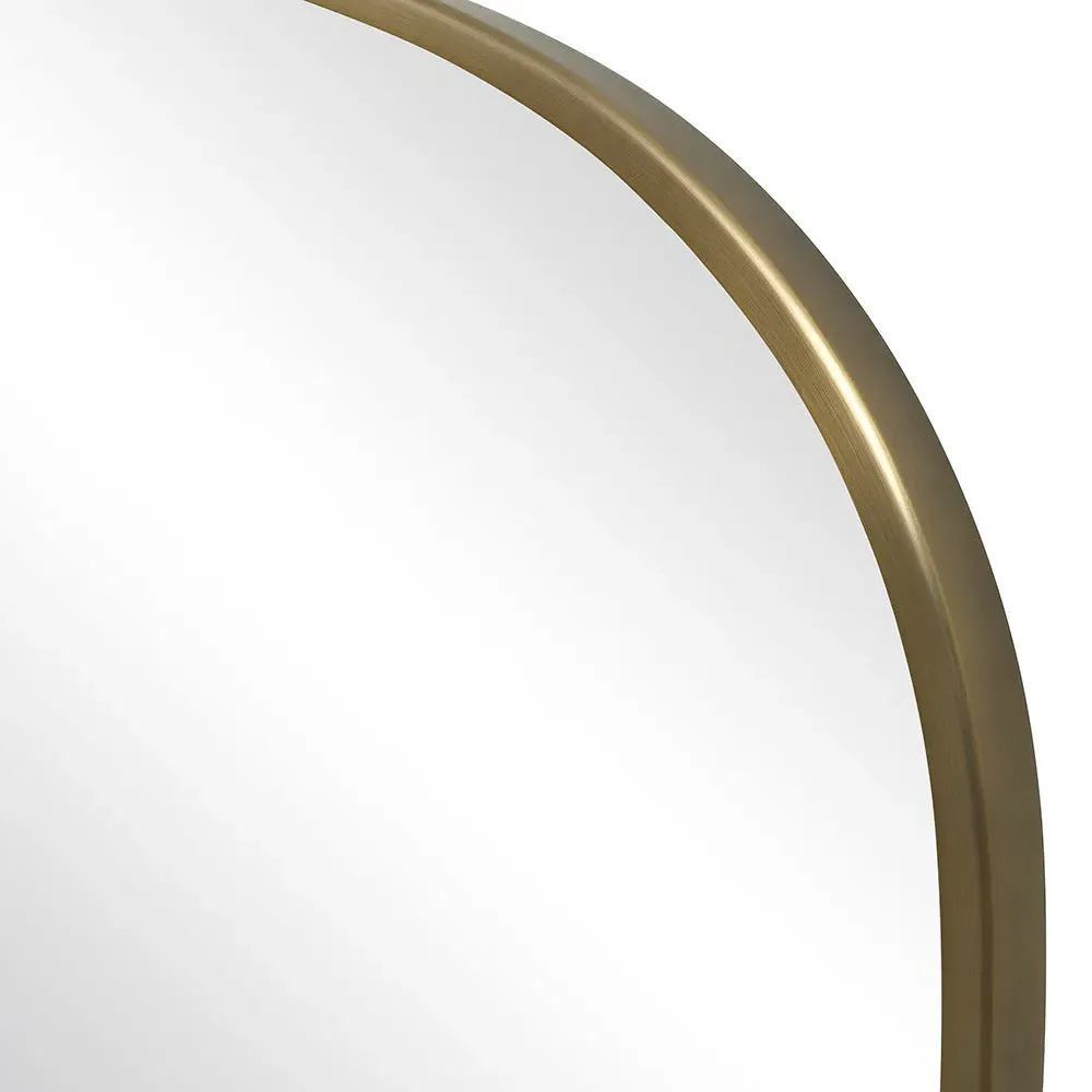 Foxcote Overmantel Mirror - Brushed Bronze