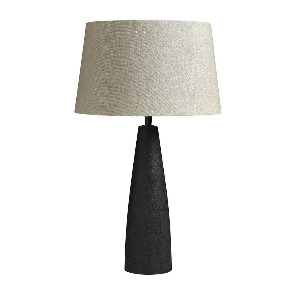 Foxley Table Lamp - Black, Mango Wood