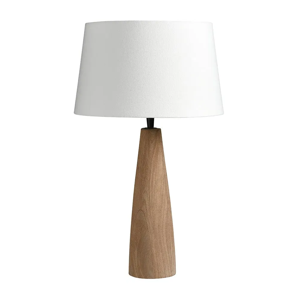 Foxley Table Lamp - Natural, Mango Wood