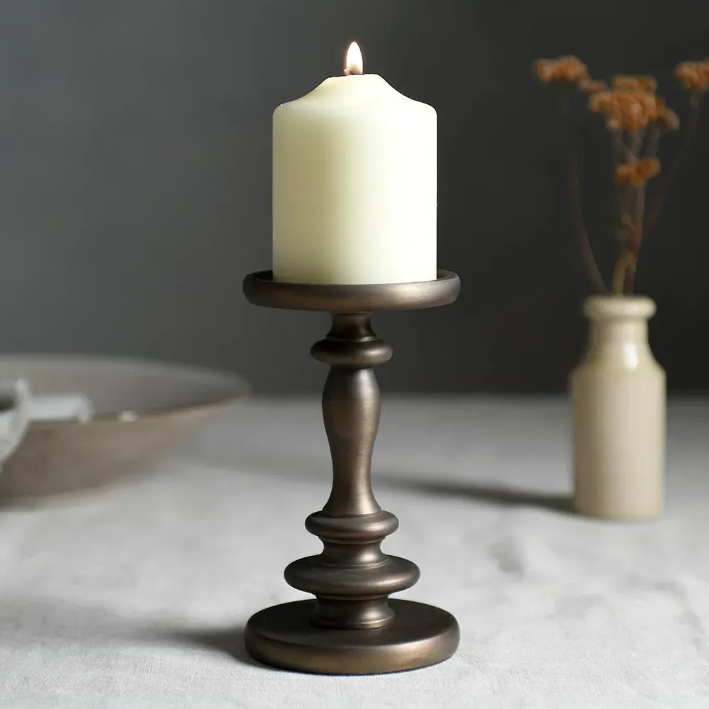 Hampton Small Pillar Candle Holder