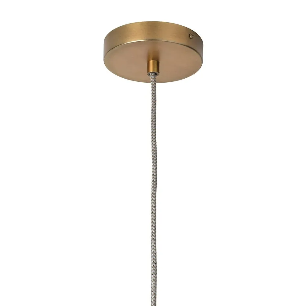 Harper Pendant Light - Antique Brass, Glass