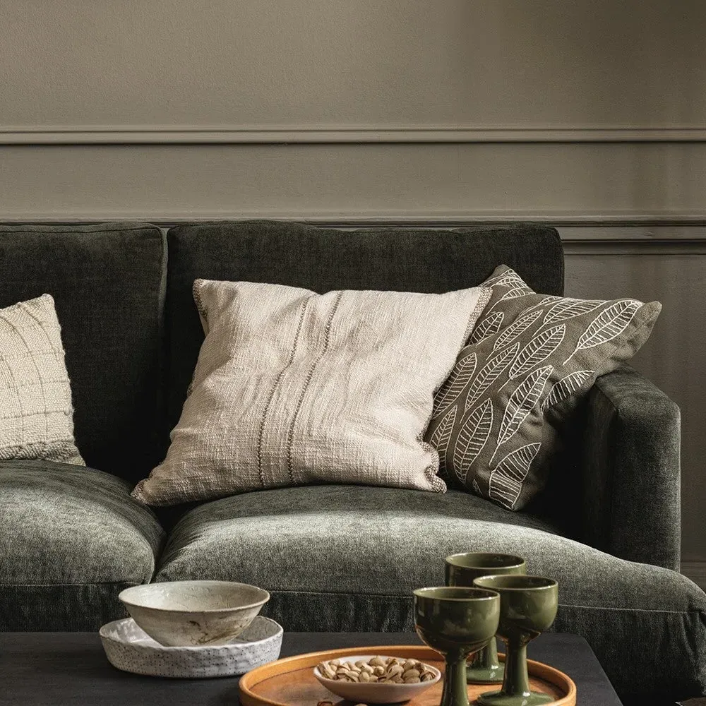 Havisham Hand Woven Cushion - Natural