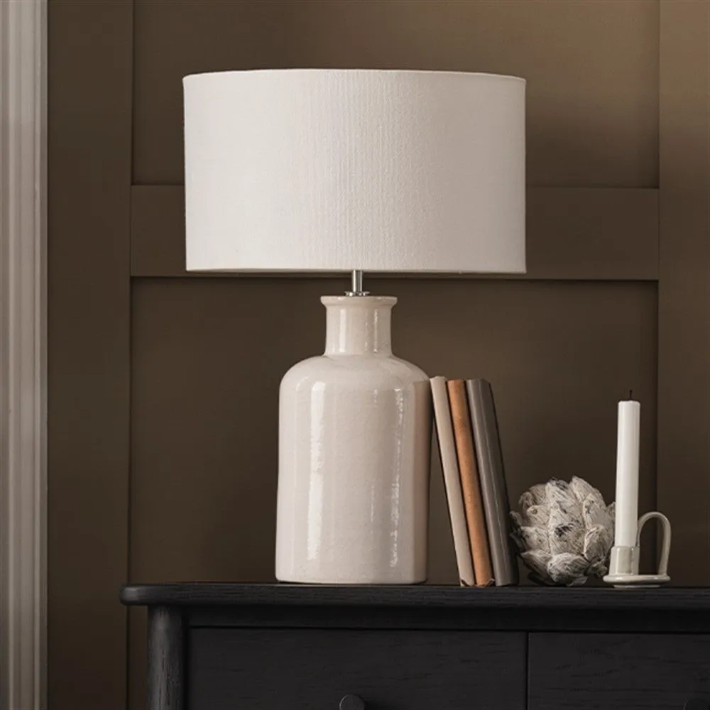Huxley Table Lamp - Warm White, Stoneware