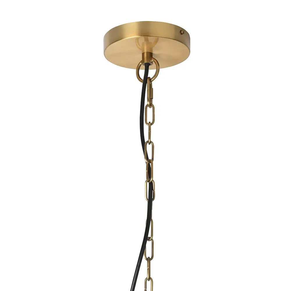 Isla Pendant Light - Antique Brass, Glass