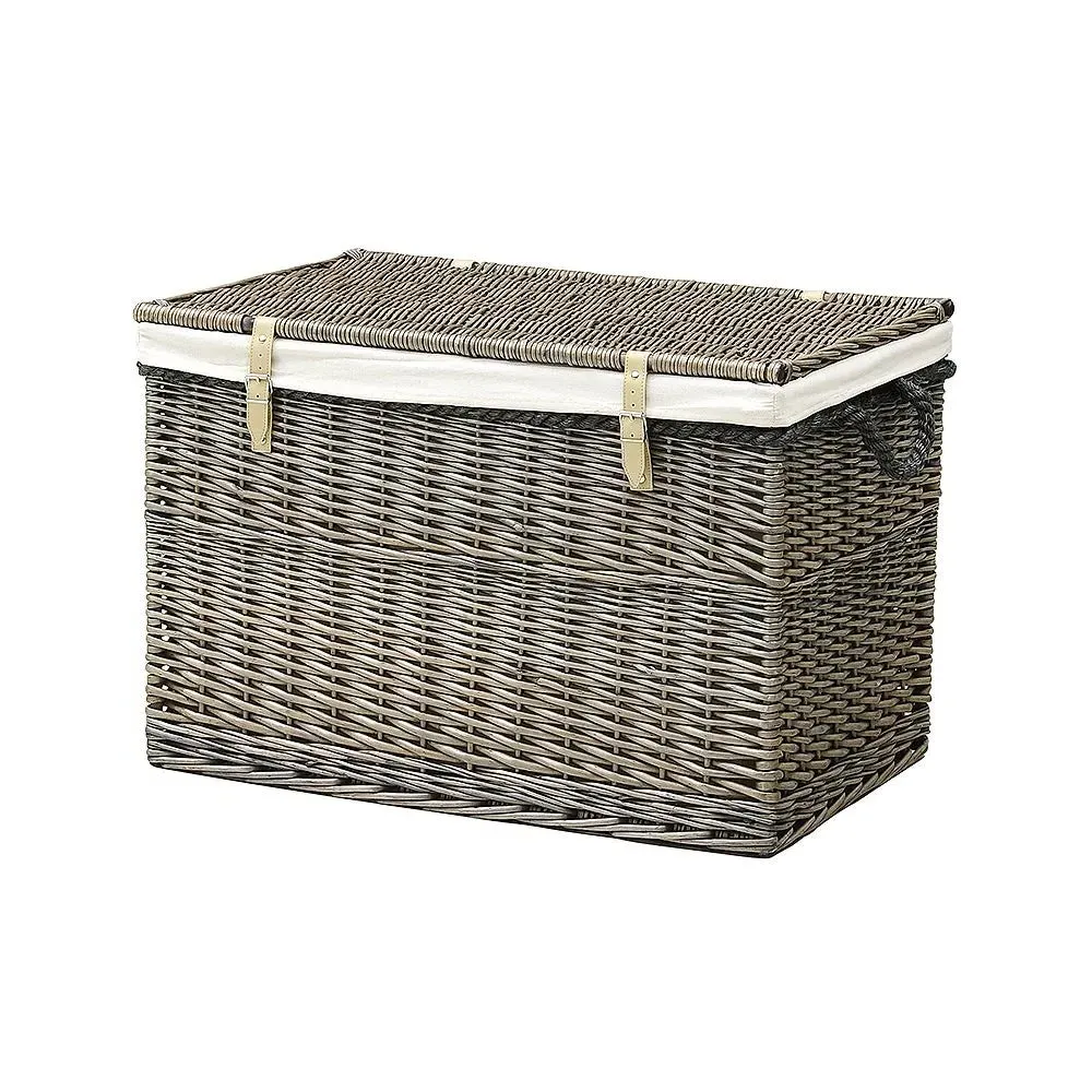 Large Lined Storage Hamper - Willow