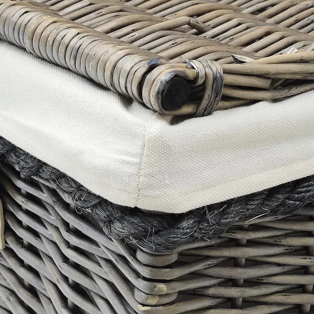 Large Lined Storage Hamper - Willow