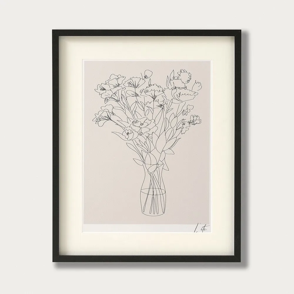 L'ete Adeline Colbert Giclée Print - Framed