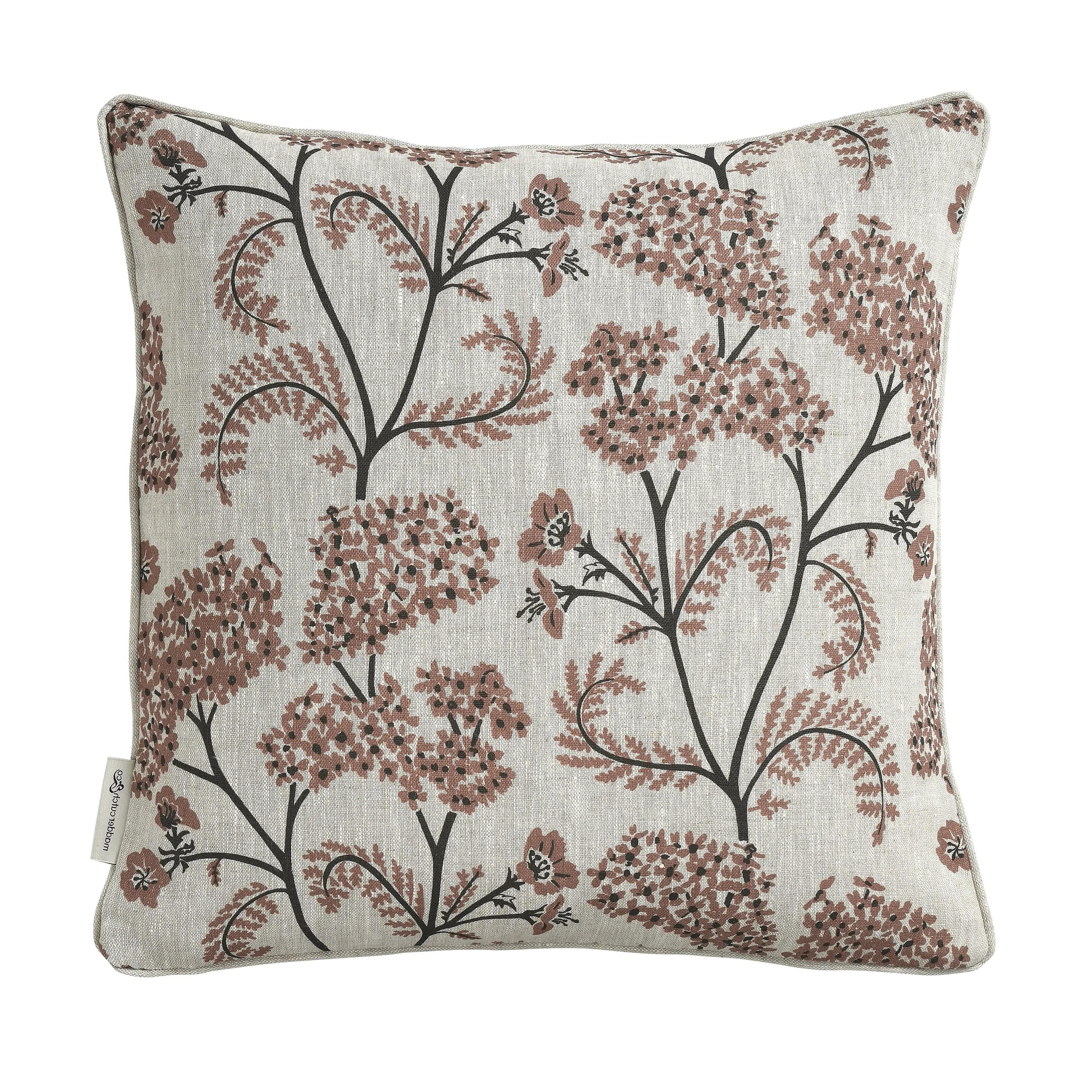 Madder Cutch and Co Achillea Cushion - Pale Rose