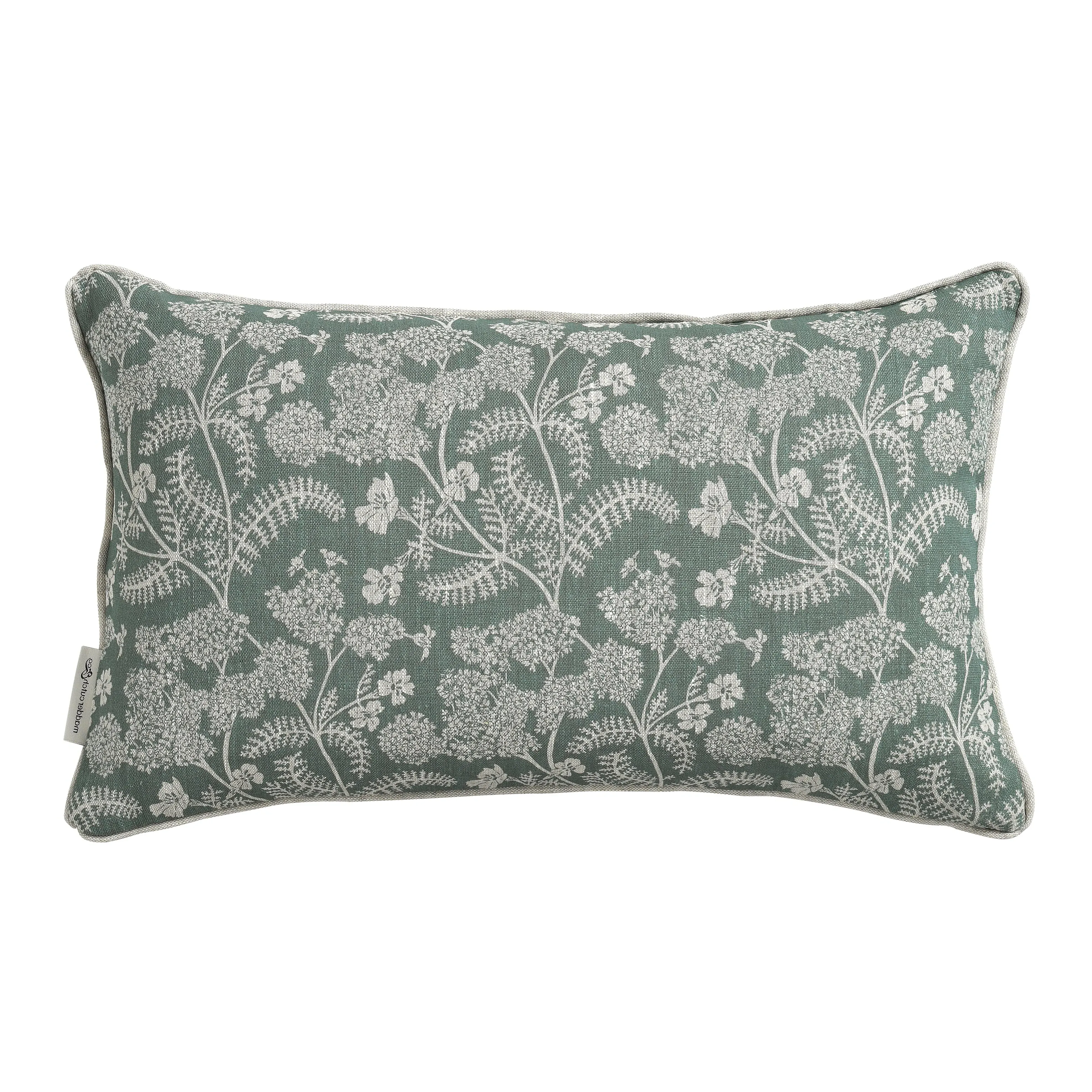 Madder Cutch and Co Achillea Ground Cushion - Kingfisher