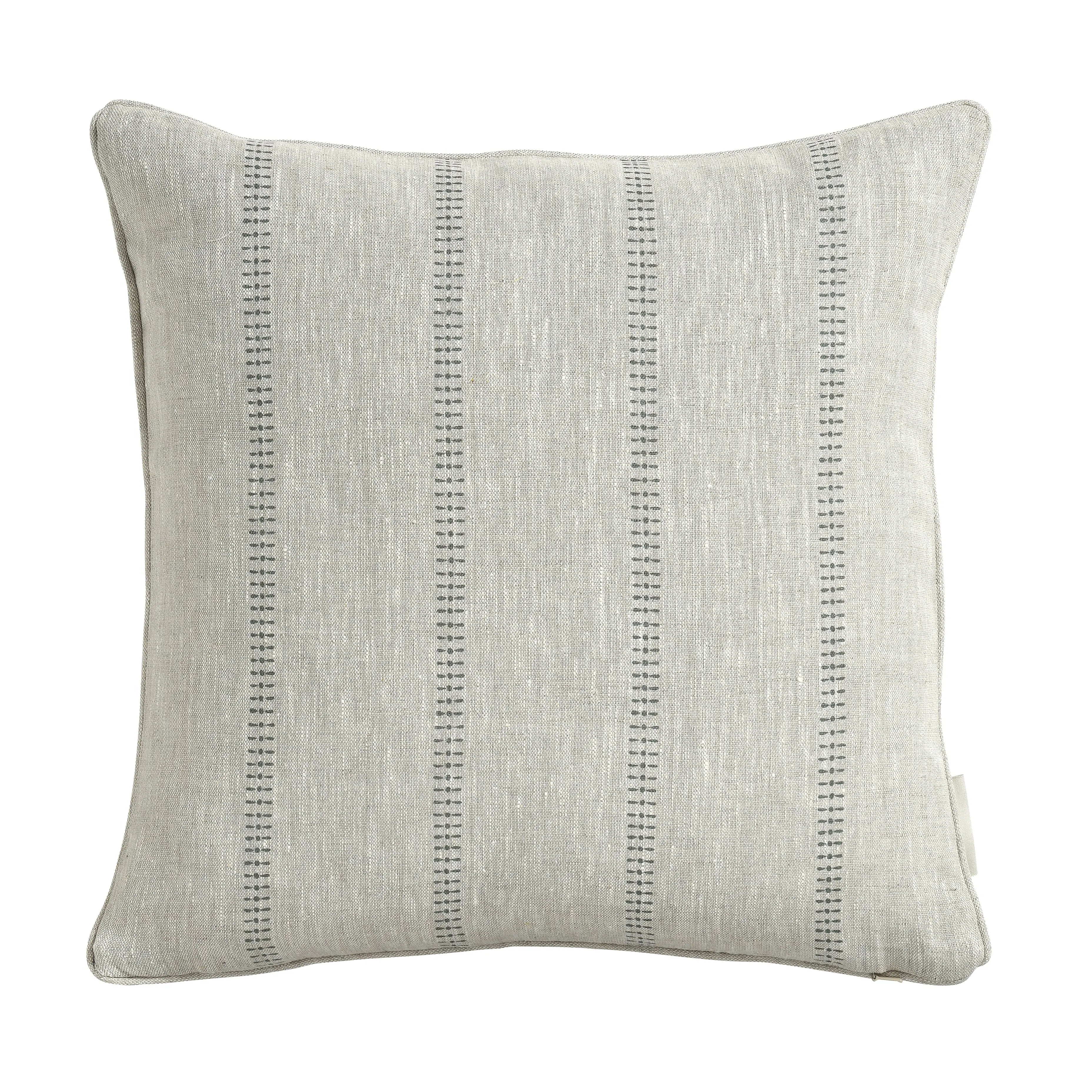 Madder Cutch and Co Square Cushion Achillea - Kingfisher, Linen