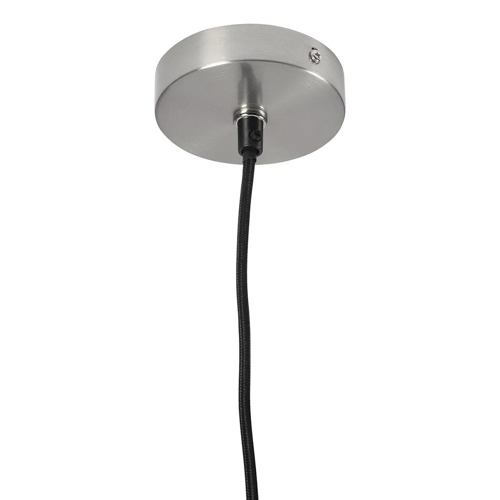 Madison Clear Glass Pendant - Chrome