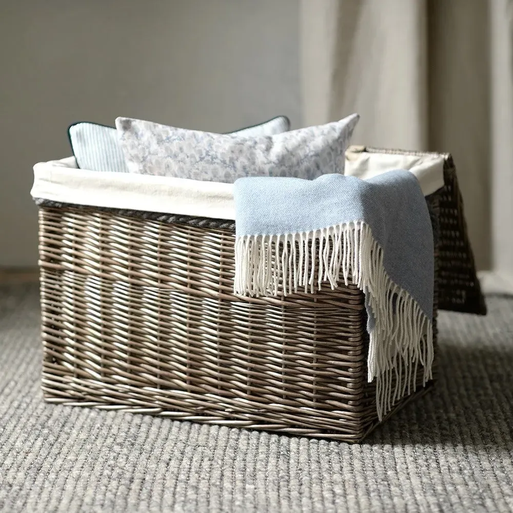 Medium Lined Storage Hamper - Willow
