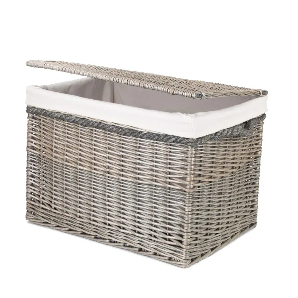 Medium Lined Storage Hamper - Willow