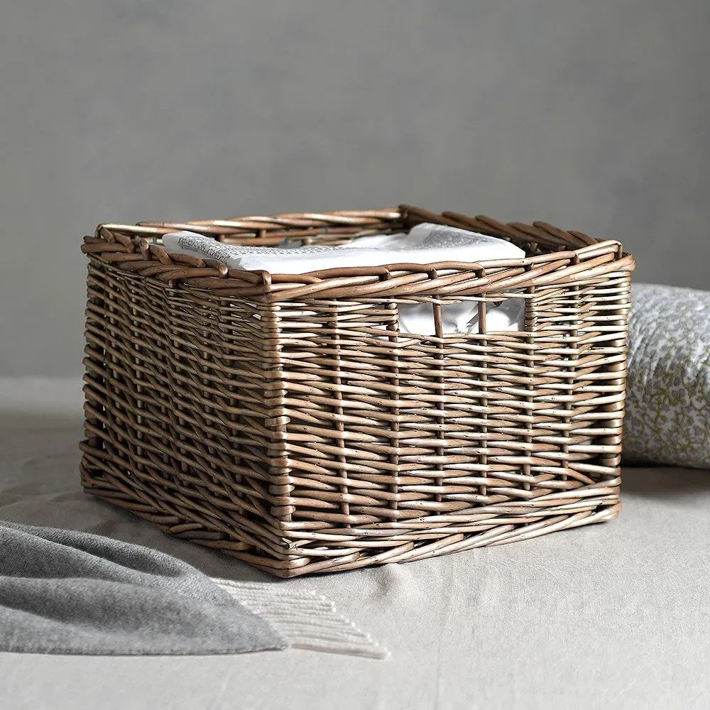 Medium Square Storage Basket - Antique Wash