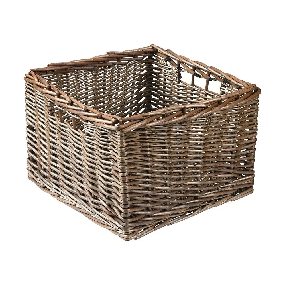 Medium Square Storage Basket - Antique Wash