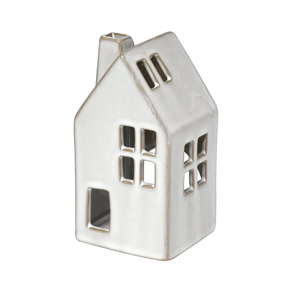Medium Stoneware Village House - Natural