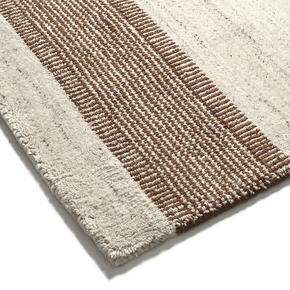 Natural Umber Rug 160x230cm - Umber, Wool