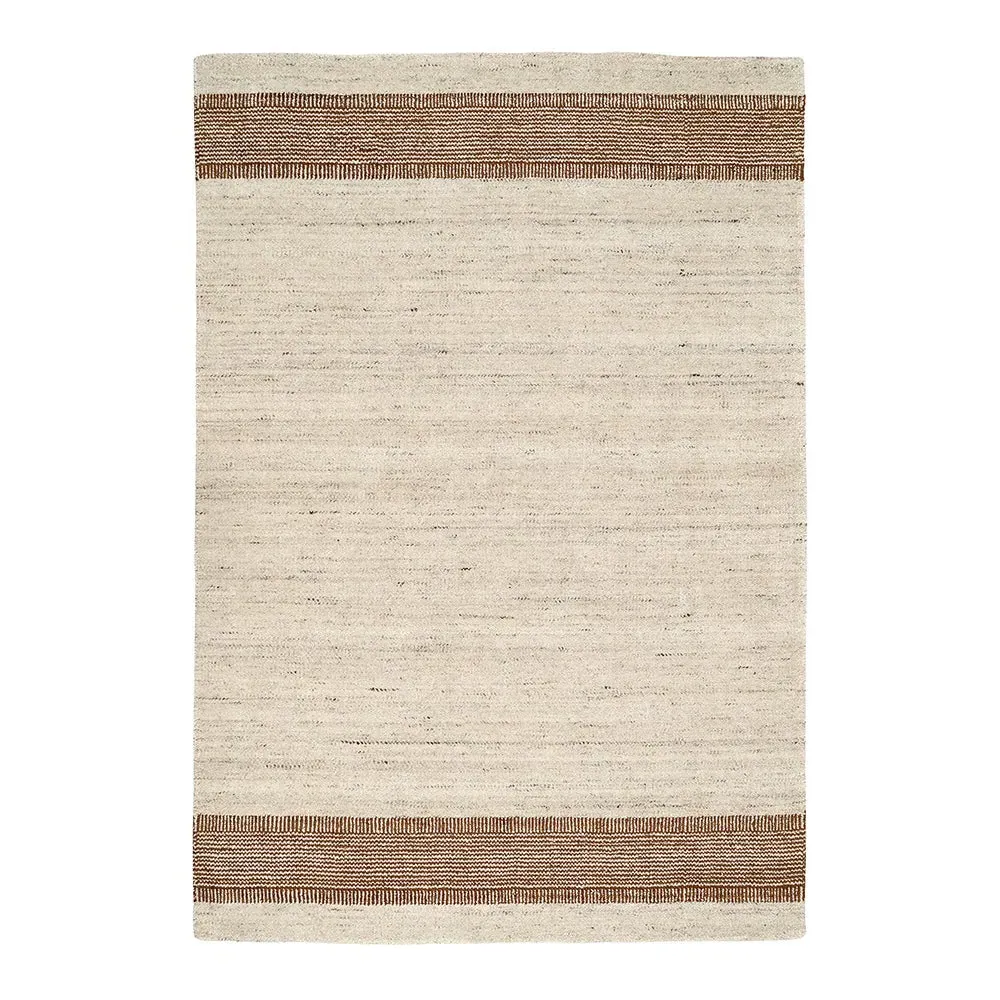 Natural Umber Rug 160x230cm - Natural, Wool by The Cotswold Company, image 4