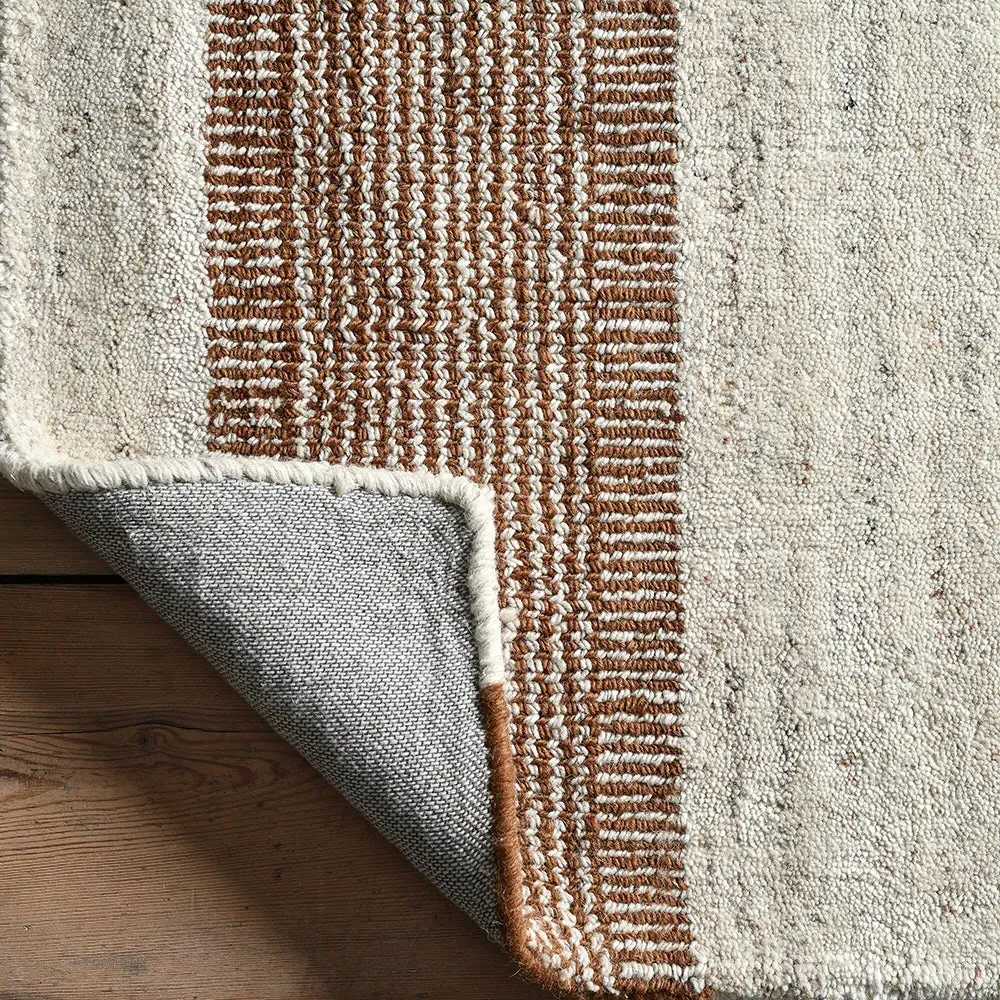 Natural Umber Rug 160x230cm - Umber, Wool