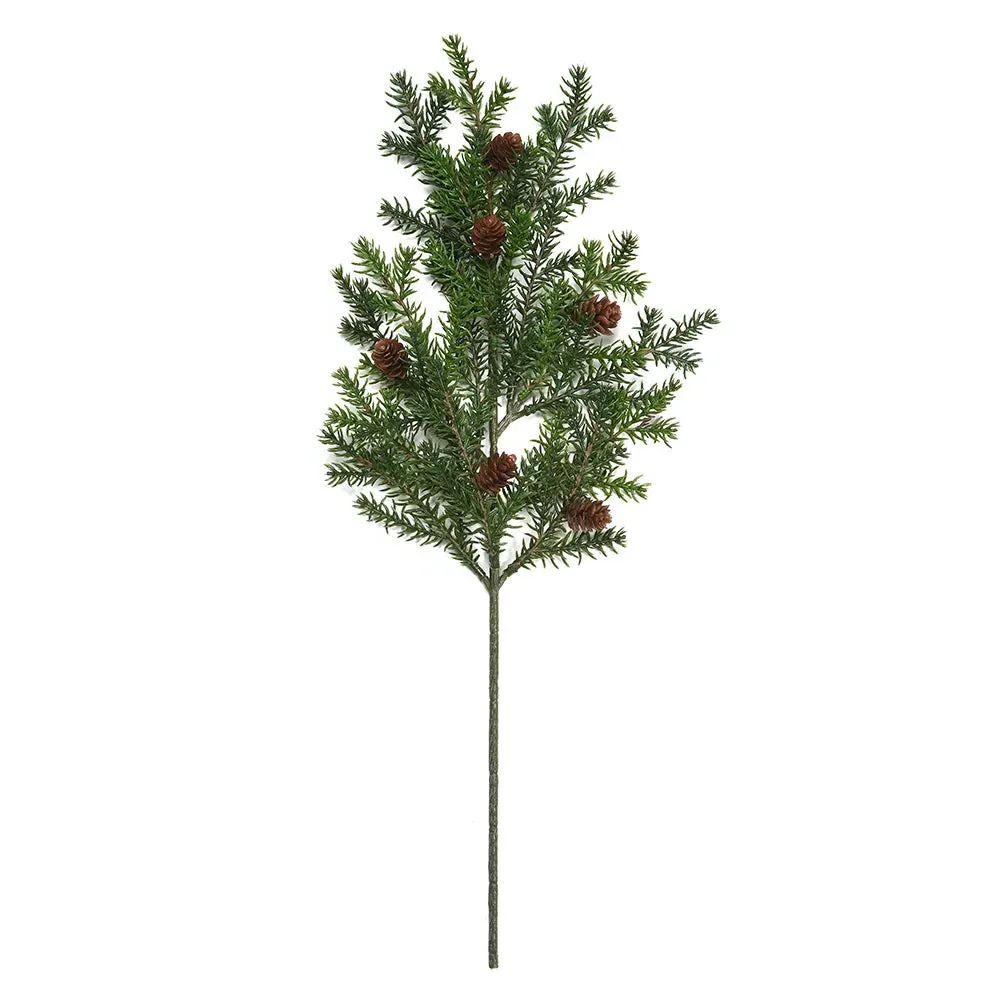 Petite Woodland Pine Sprig with Pinecones