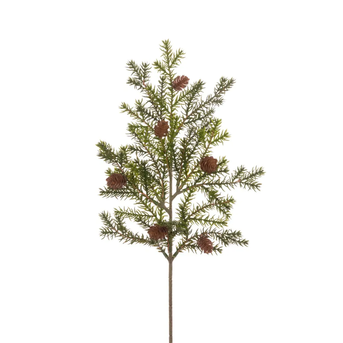 Petite Woodland Pine Sprig with Pinecones image