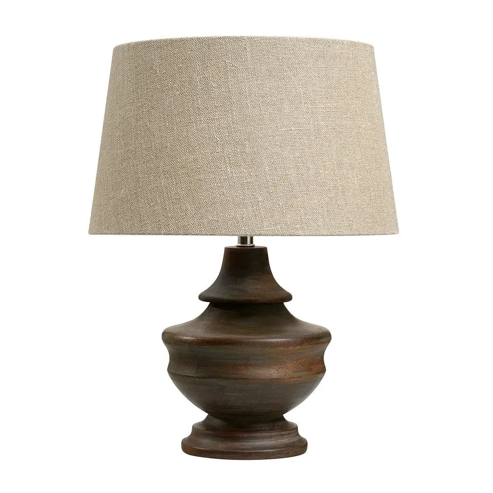 Purton Wooden Table Lamp - Natural