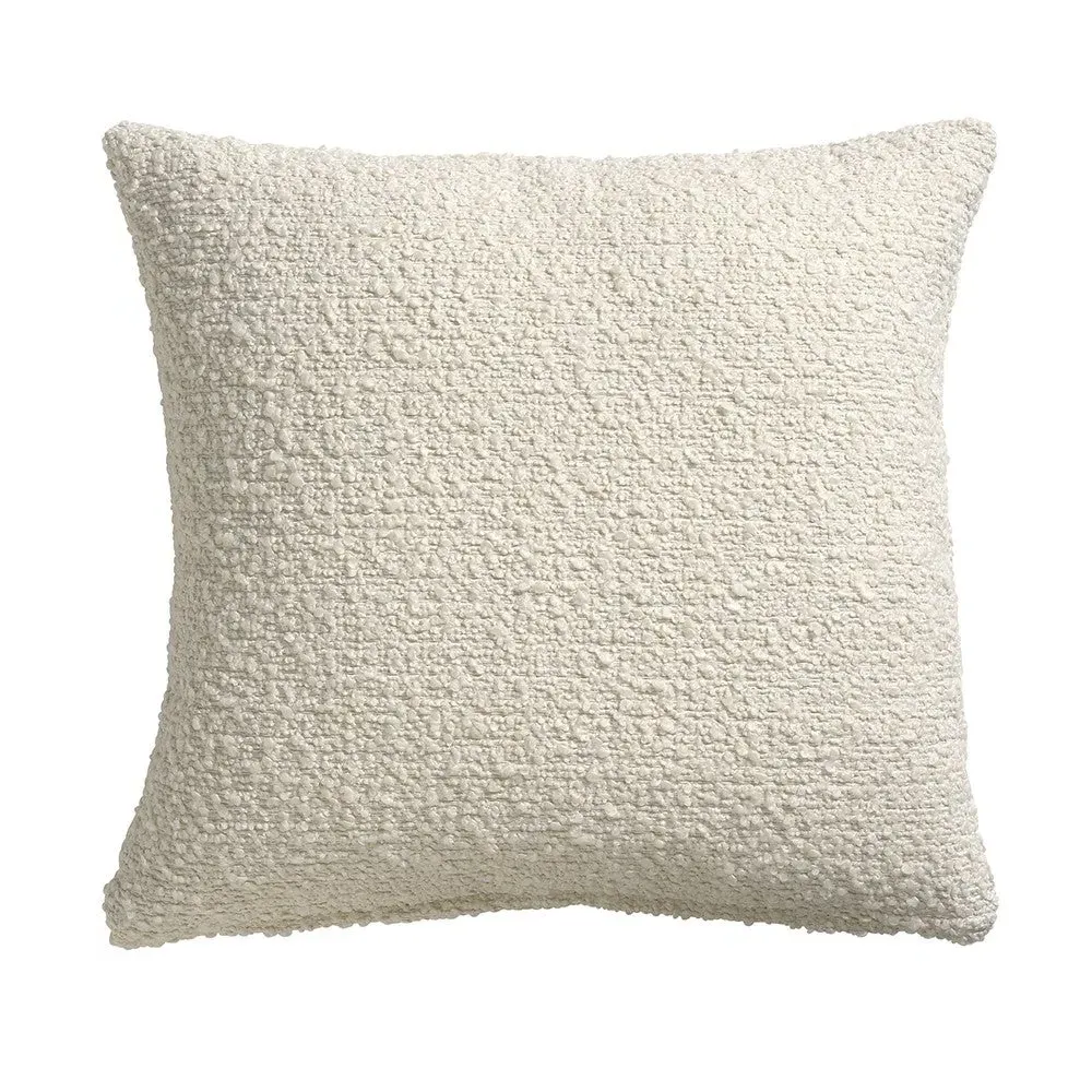Ramsbury Cushion - Ivory, Boucle