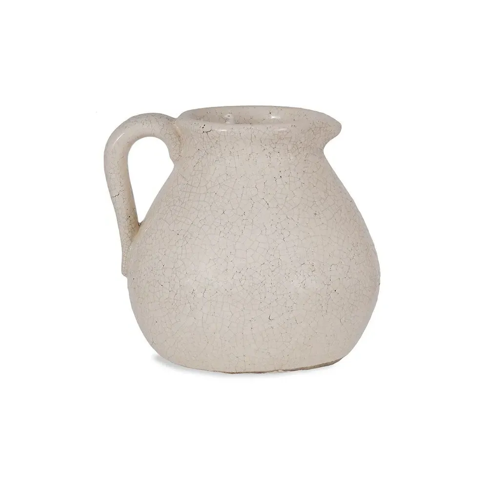Ravello Flower Jug - White, Ceramic