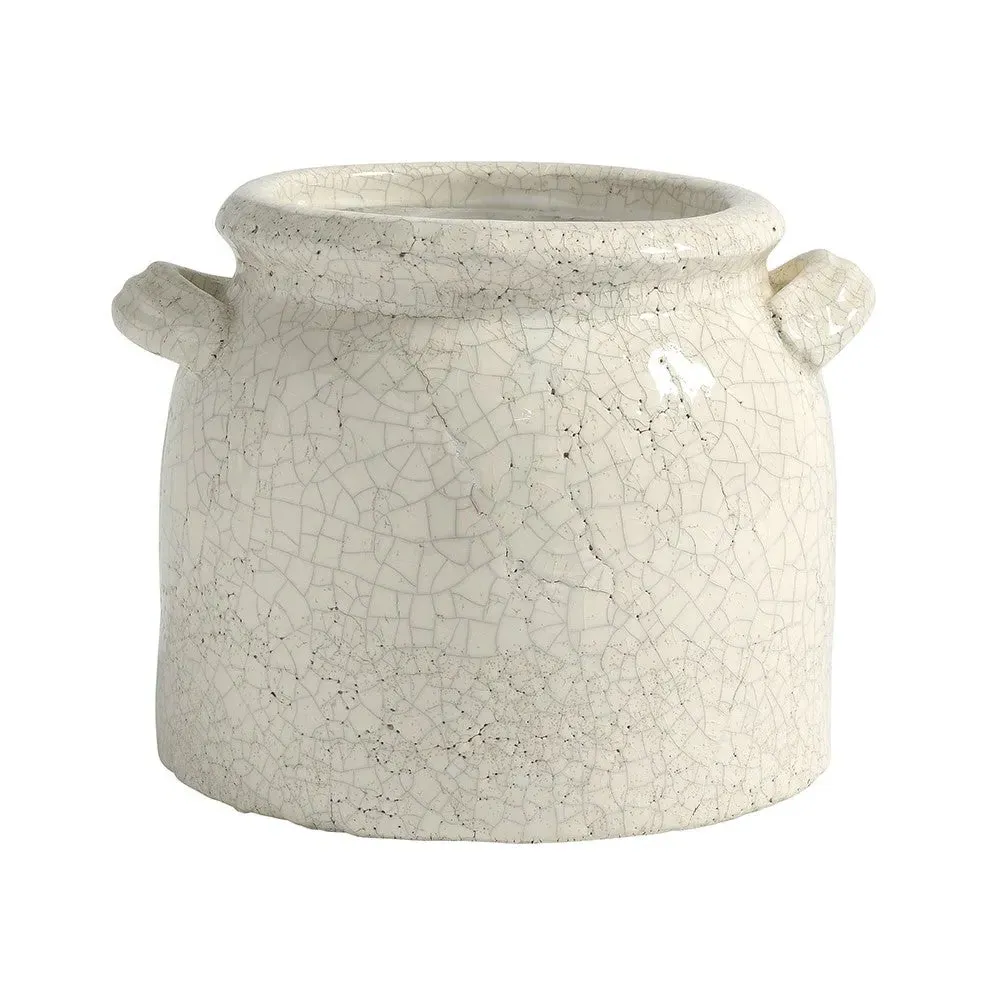 Ravello Pot with Handles - White