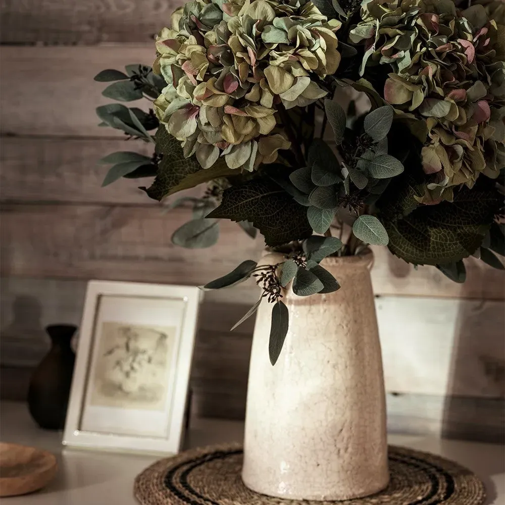 Ravello Small Vase with Handles - Crackle Glaze